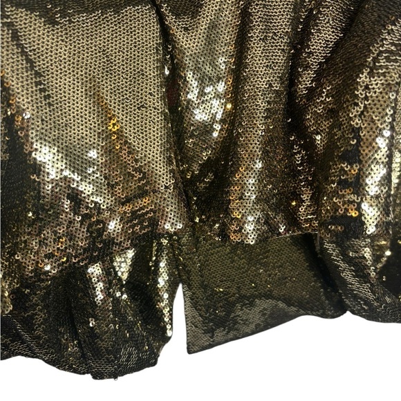 NWT *flawed Antonio Melani Geri Sequin Satin Flat Front Ankle Pant Size 6 - Picture 9 of 14
